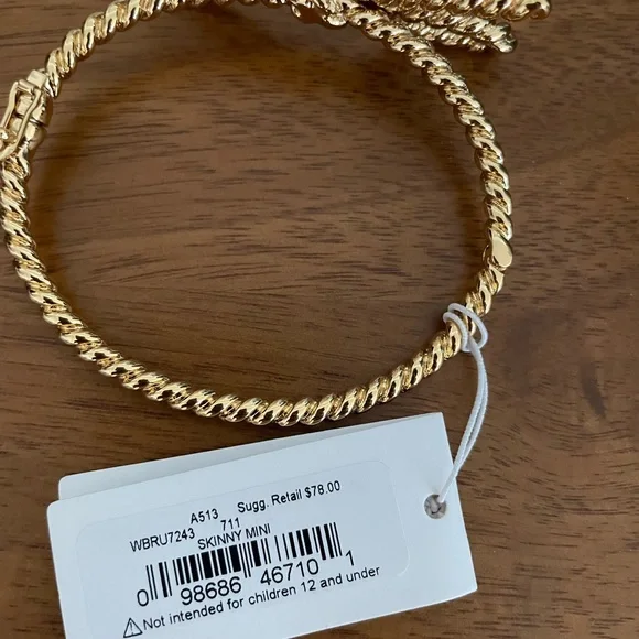 NWT Kate Spade Skinny Mini Braided Bracelet - Picture 3 of 4